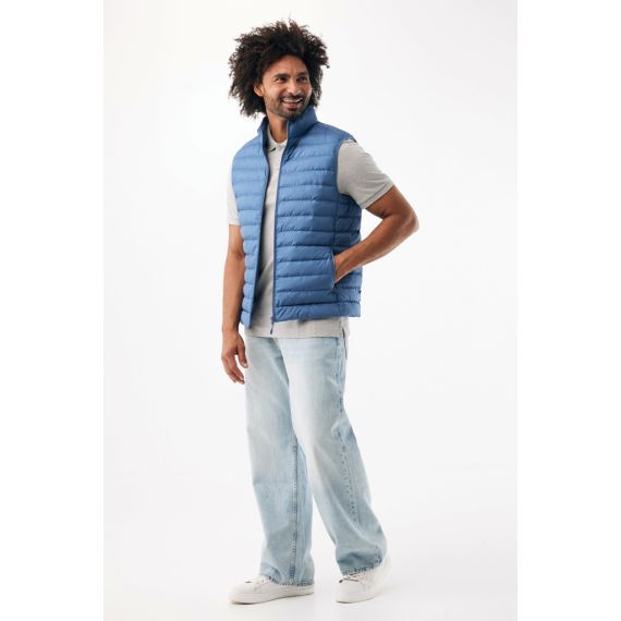 Bodywarmer publicitaire homme en polyester recyclé Iqoniq Meru