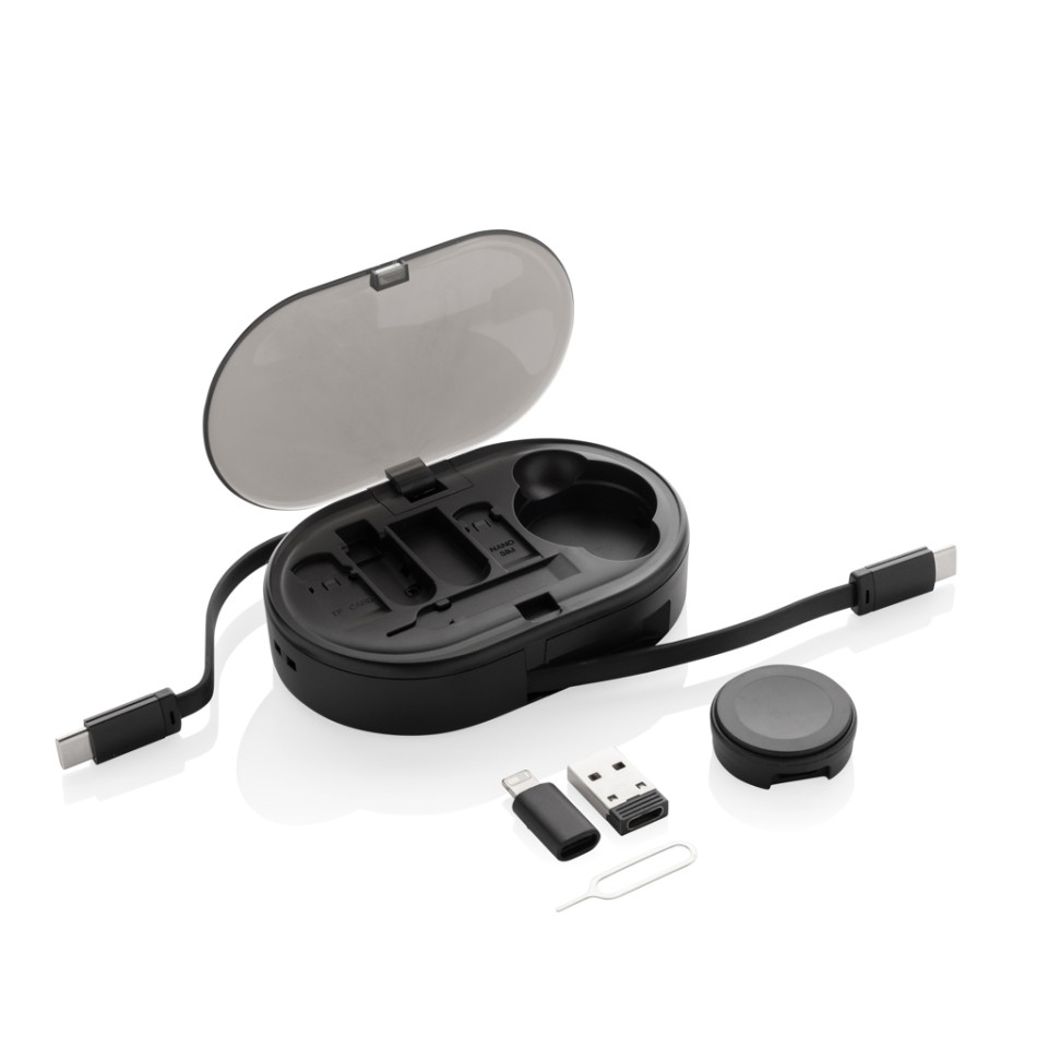 Kit publicitaire de recharge 60W en plastique recyclé RCS Chargevix