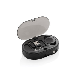Kit publicitaire de recharge 60W en plastique recyclé RCS Chargevix
