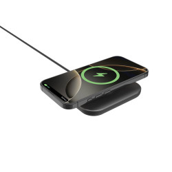 Socle publicitaire de recharge magnétique 25W ultra-rapide Quantum