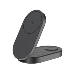 Chargeur publicitaire 25W sans fil et pliable 3-en-1 Quantum
