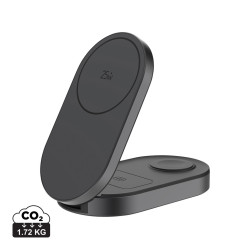 Chargeur publicitaire 25W sans fil et pliable 3-en-1 Quantum