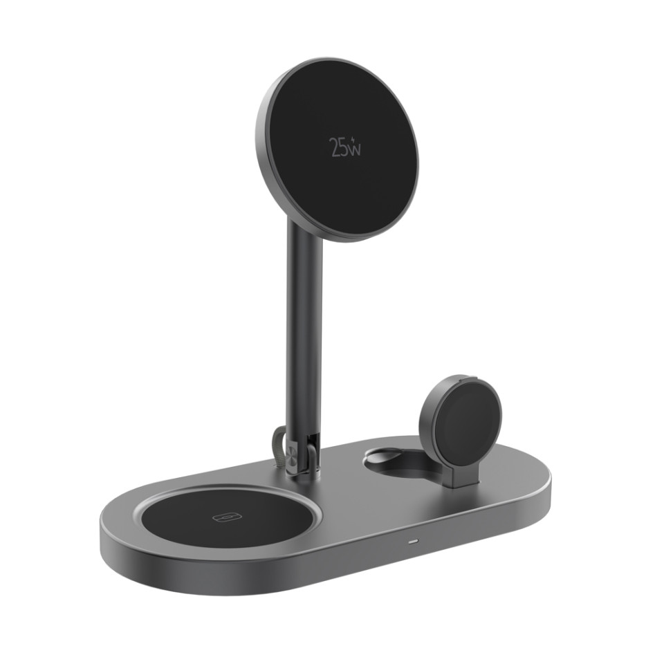 Chargeur publicitaire magnétique 25W pour bureau Quantum RCS