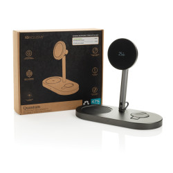 Chargeur publicitaire magnétique 25W pour bureau Quantum RCS