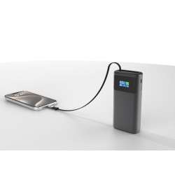 Powerbank publicitaire 10.000mAh avec écran et PD45W Quantum RCS