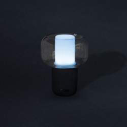Lampe publicitaire avec haut-parleur 10W en plastique recyclé RCS Lux