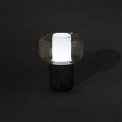 Lampe publicitaire avec haut-parleur 10W en plastique recyclé RCS Lux