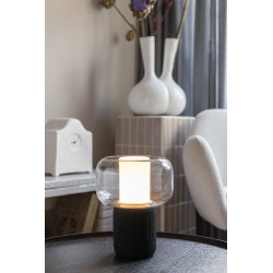 Lampe publicitaire avec haut-parleur 10W en plastique recyclé RCS Lux