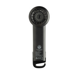 Ventilateur publicitaire portable en plastique recyclé RCS Twist