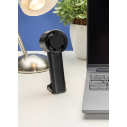 Ventilateur publicitaire portable en plastique recyclé RCS Twist