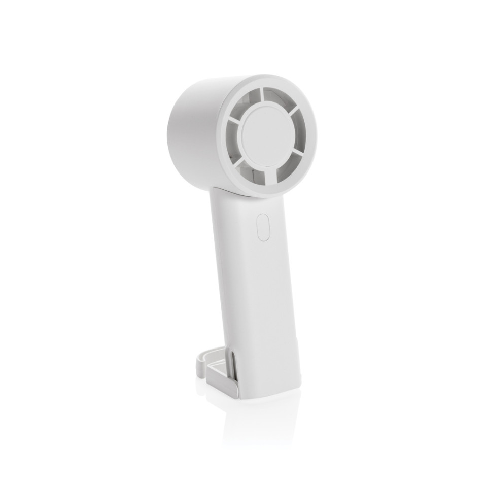 Ventilateur publicitaire portable en plastique recyclé RCS Twist