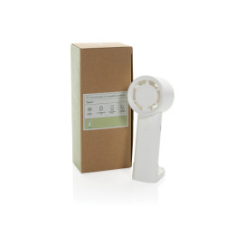 Ventilateur publicitaire portable en plastique recyclé RCS Twist