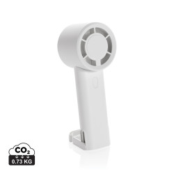 Ventilateur publicitaire portable en plastique recyclé RCS Twist