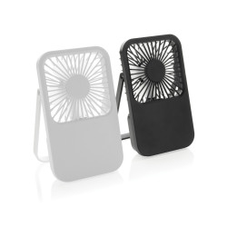 Ventilateur publicitaire de bureau en plastique recyclé RCS Aervina