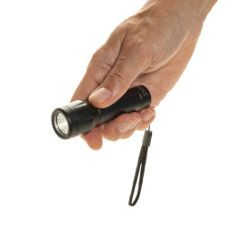 Lampe publicitaire rechargeable par USB en plastique recyclé RCS Flara