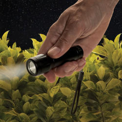Lampe publicitaire rechargeable par USB en plastique recyclé RCS Flara