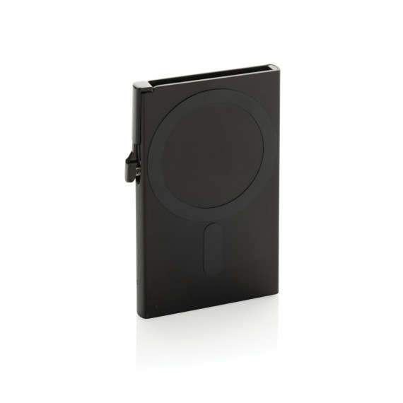 Porte-cartes publicitaire magnétique pour téléphone en aluminium