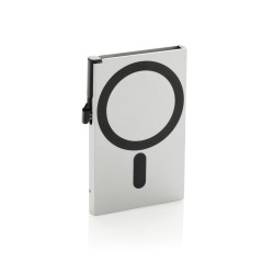 Porte-cartes publicitaire magnétique pour téléphone en aluminium