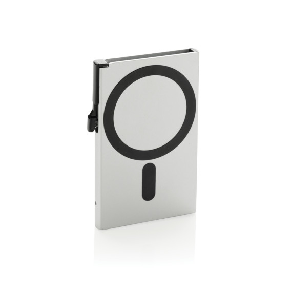 Porte-cartes publicitaire magnétique pour téléphone en aluminium