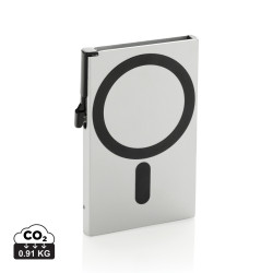 Porte-cartes publicitaire magnétique pour téléphone en aluminium