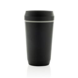 Mug publicitaire 354 ml avec couvercle 360 en plastique recyclé Topl
