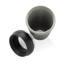 Mug publicitaire 354 ml avec couvercle 360 en plastique recyclé Topl