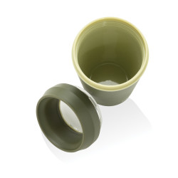 Mug publicitaire 354 ml avec couvercle 360 en plastique recyclé Topl