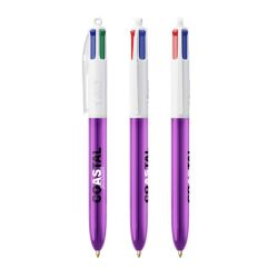 Stylo 4 couleurs publicitaire fabriqué en FranceBIC® Shine