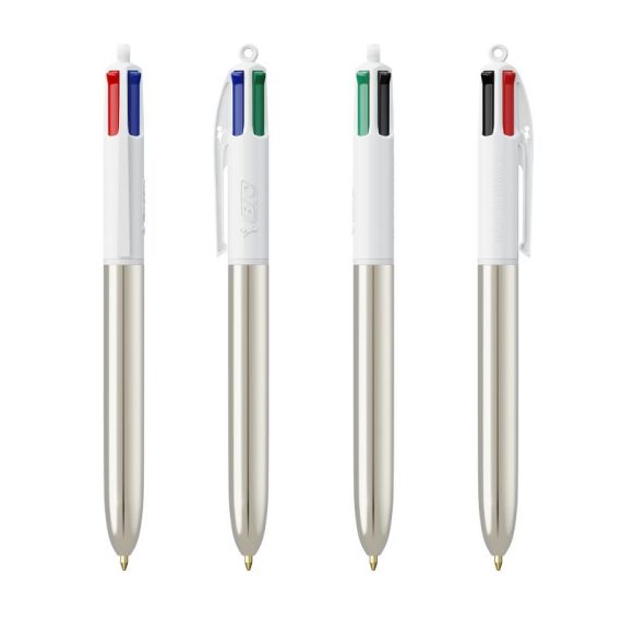 Stylo 4 couleurs publicitaire fabriqué en FranceBIC® Shine