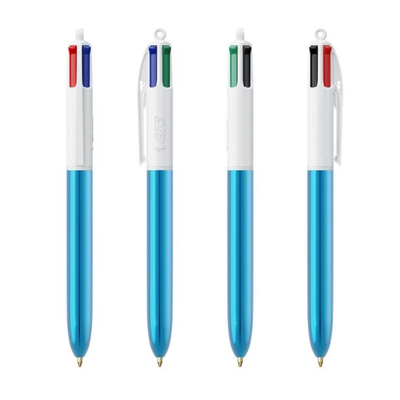 Stylo 4 couleurs publicitaire fabriqué en FranceBIC® Shine