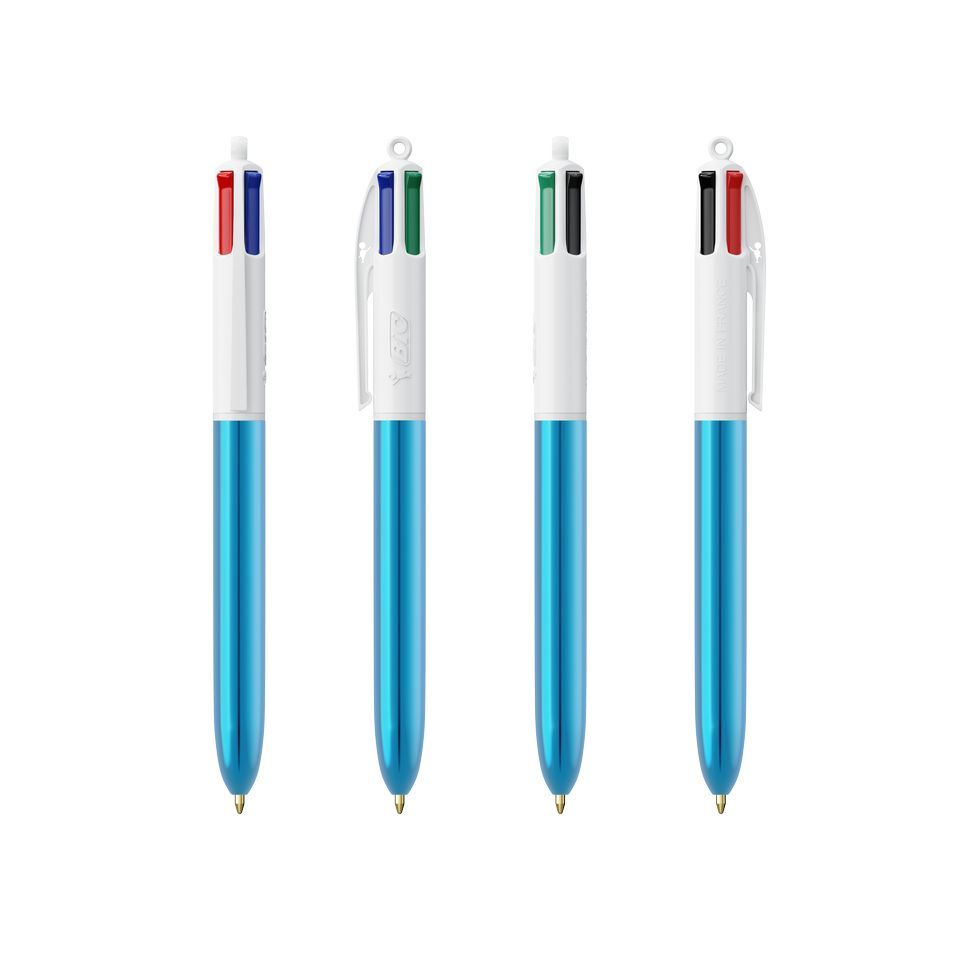 Stylo 4 couleurs publicitaire fabriqué en FranceBIC® Shine