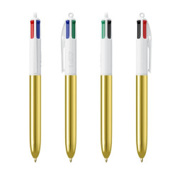 Stylo 4 couleurs publicitaire fabriqué en FranceBIC® Shine