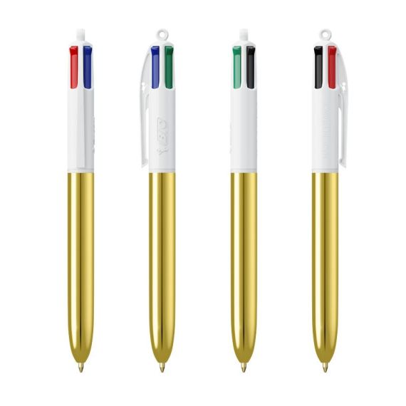 Stylo 4 couleurs publicitaire fabriqué en FranceBIC® Shine
