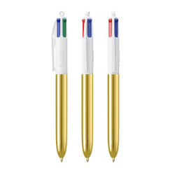 Stylo 4 couleurs publicitaire fabriqué en FranceBIC® Shine