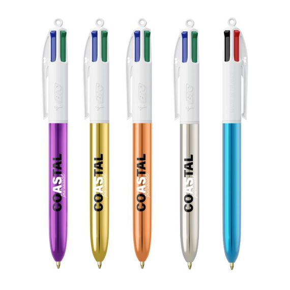 Stylo 4 couleurs publicitaire fabriqué en FranceBIC® Shine