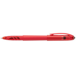 Stylo publicitaire bille encre gel en plastique recyclé avec bille anti-stress