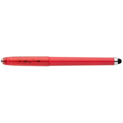 Stylo publicitaire bille encre gel en plastique recyclé avec bille anti-stress