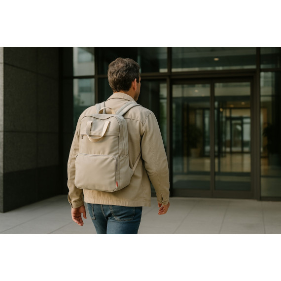 Sac publicitaire à dos pliable Cordoba polycoton