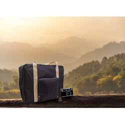 Sac publicitaire de voyage pliable Tenerife polycoton