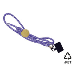 Lanyard publicitaire pour smartphone Madrid RPET