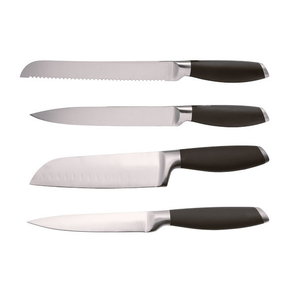 Set publicitaire de 4 couteaux de cuisine Roma