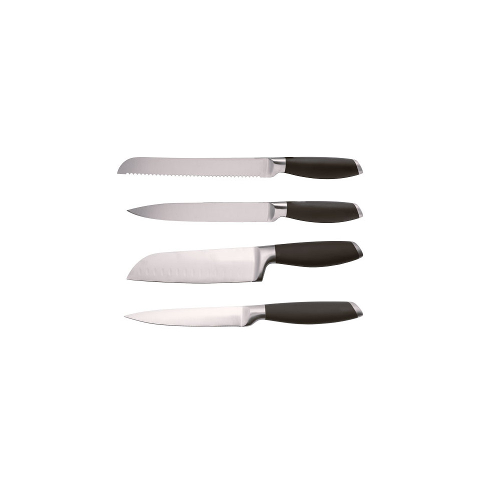 Set publicitaire de 4 couteaux de cuisine Roma
