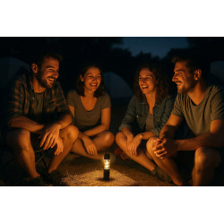 Lanterne-torche publicitaire rechargeable 2 en 1 Omega
