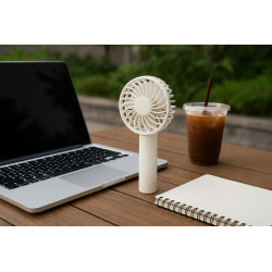 Ventilateur publicitaire nomade rechargeable Mistral