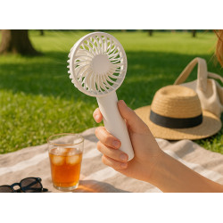 Ventilateur publicitaire nomade rechargeable Mistral