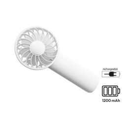 Ventilateur publicitaire nomade rechargeable Mistral