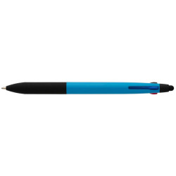 Stylo bille personnalisé stylet 3 en 1 en plastique recyclé
