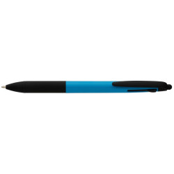 Stylo bille personnalisé stylet 3 en 1 en plastique recyclé