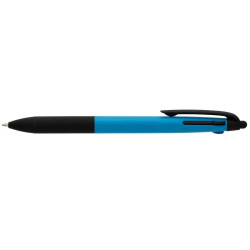 Stylo bille personnalisé stylet 3 en 1 en plastique recyclé