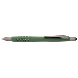 Stylo bille personnalisé stylet en plastique recyclé finition pierre